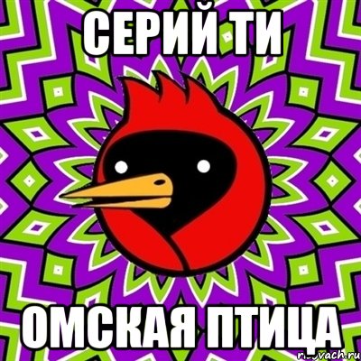 СЕРИЙ ти Омская птица, Мем Омская птица