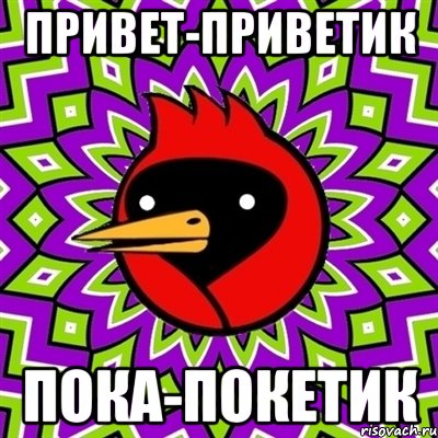 Привет-приветик Пока-покетик, Мем Омская птица