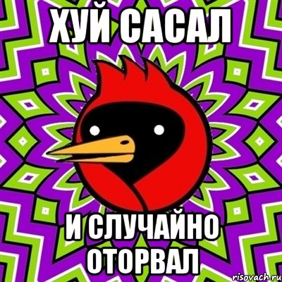 хуй сасал и случайно оторвал, Мем Омская птица