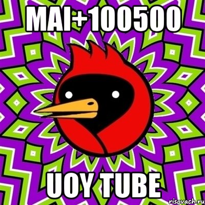 mai+100500 uoy tube, Мем Омская птица