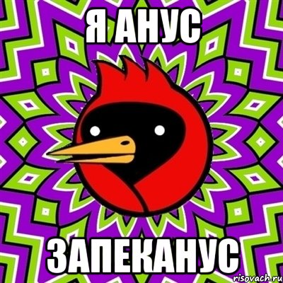 я анус запеканус, Мем Омская птица