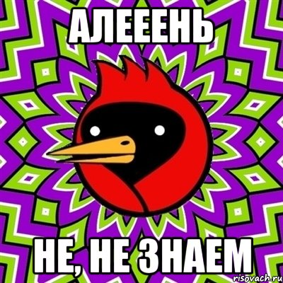 Алееень не, не знаем, Мем Омская птица