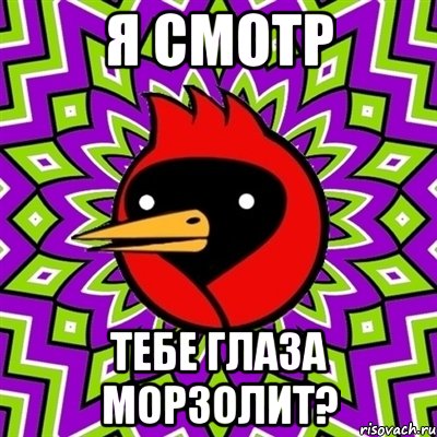 Я смотр Тебе глаза морзолит?, Мем Омская птица