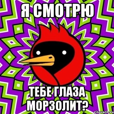 Я смотрю Тебе глаза морзолит?, Мем Омская птица