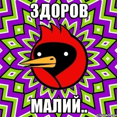 здоров малий.., Мем Омская птица