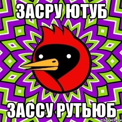 Засру ютуб Зассу рутьюб, Мем Омская птица