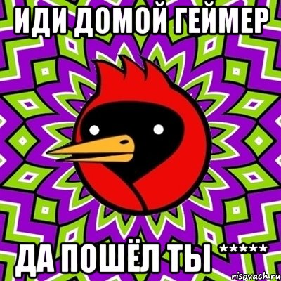 Иди домой геймер да пошёл ты *****, Мем Омская птица