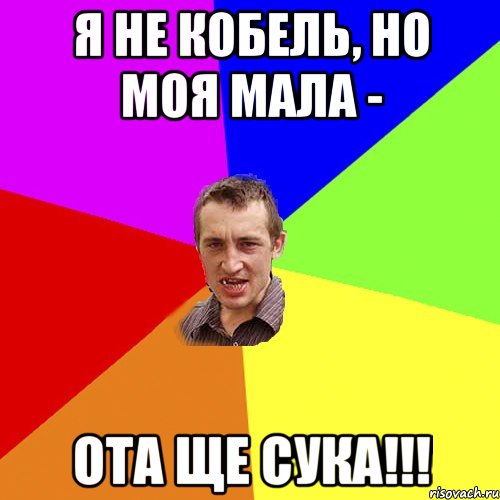 Я не кобель, Но моя мала - ота ще сука!!!, Мем Чоткий паца