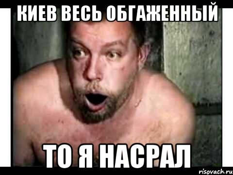Киев весь обгаженный то я насрал