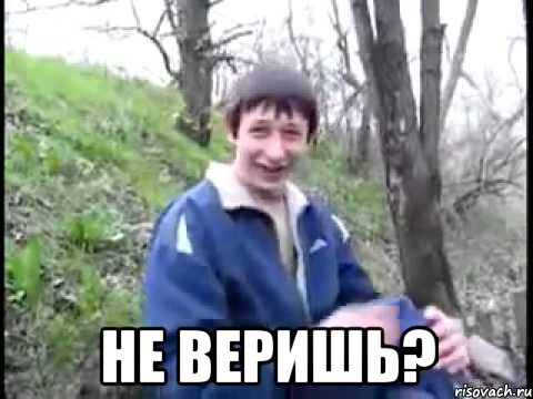  Не веришь?