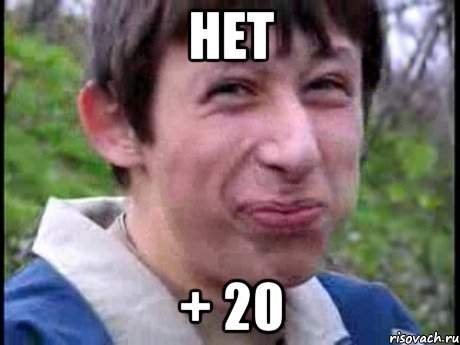 Нет + 20, Мем  Пиздун