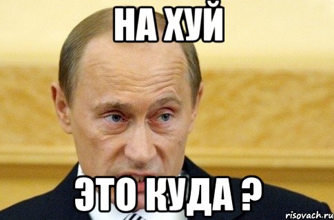 На хуй Это куда ?, Мем путин