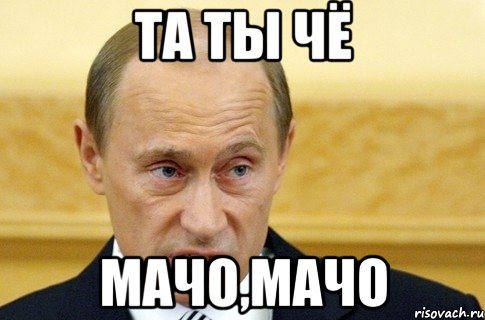 Та ты чё Мачо,мачо, Мем путин