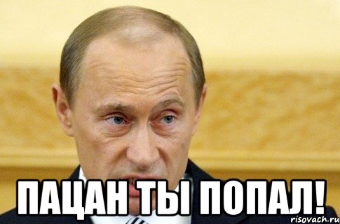  пацан ты попал!, Мем путин