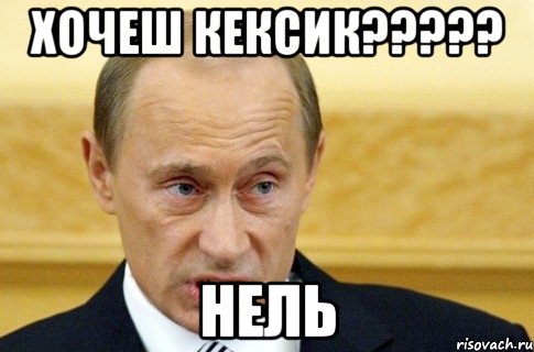 Хочеш кексик????? Нель, Мем путин