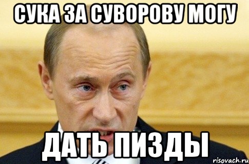 Сука за Суворову могу Дать пизды, Мем путин