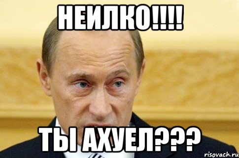 неилко!!!! ты ахуел???, Мем путин