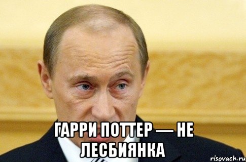  Гарри Поттер — не лесбиянка, Мем путин