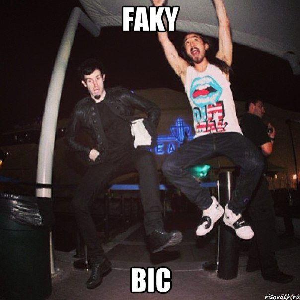 Faky bic, Мем Rob Swire  Aoki