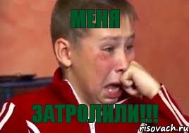 Меня ЗАТРОЛИЛИ!!!, Мем  Сашок Фокин
