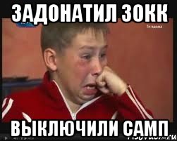 Задонатил 30кк Выключили САМП