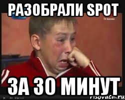 разобрали SPOT за 30 минут