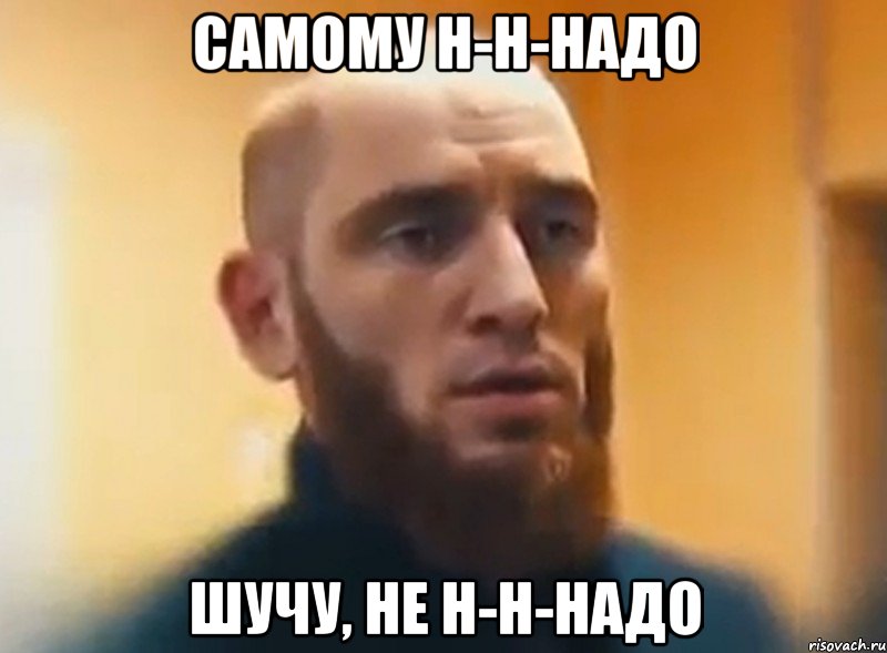 самому н-н-надо шучу, не н-н-надо, Мем Шучу