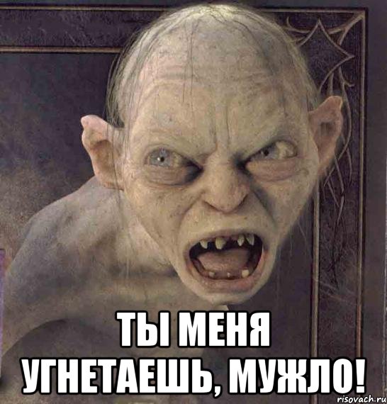  ТЫ МЕНЯ УГНЕТАЕШЬ, МУЖЛО!