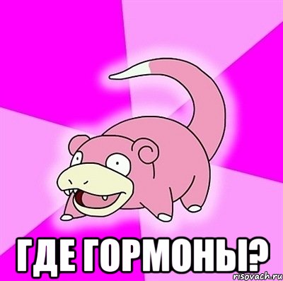  где гормоны?, Мем слоупок