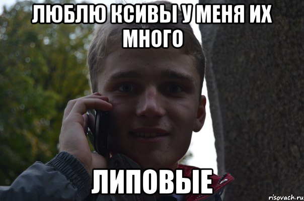 ЛЮБЛЮ КСИВЫ У МЕНЯ ИХ МНОГО ЛИПОВЫЕ