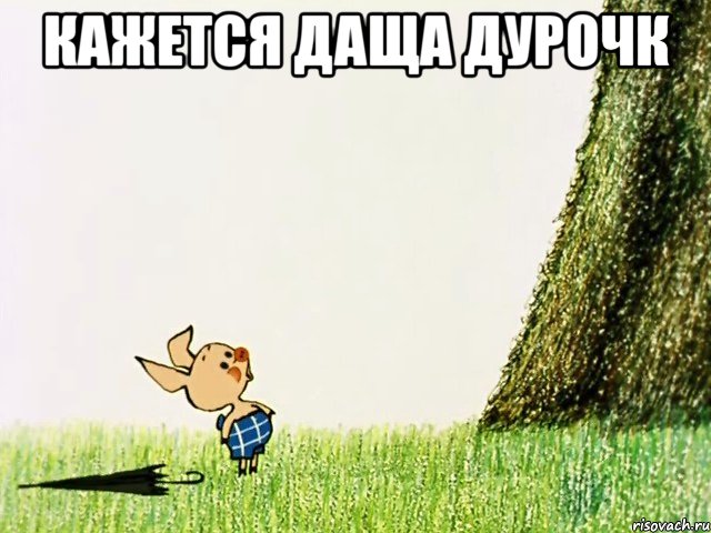 Кажется даща дурочк 