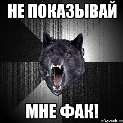 Не показывай мне фак!, Мем Сумасшедший волк