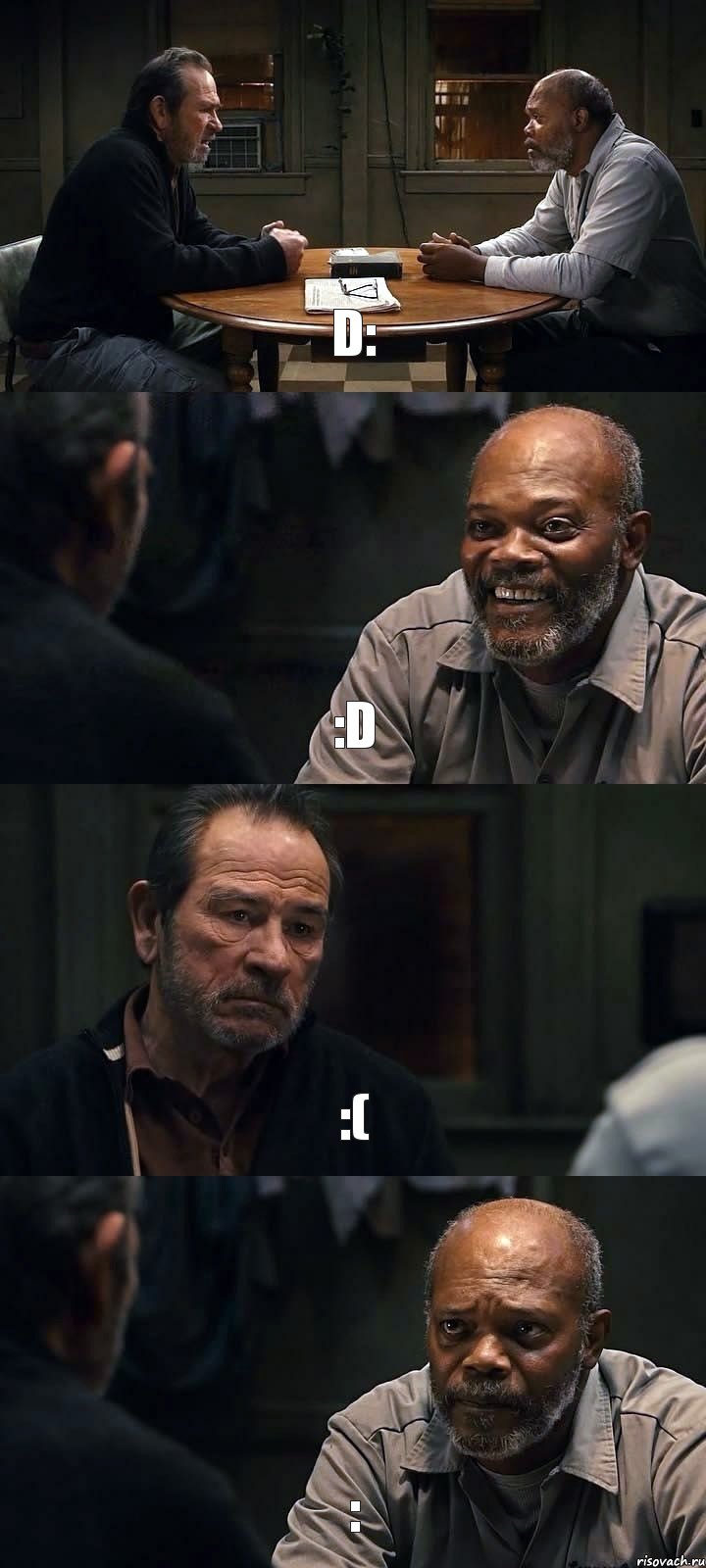 D: :D :( :, Комикс The Sunset Limited