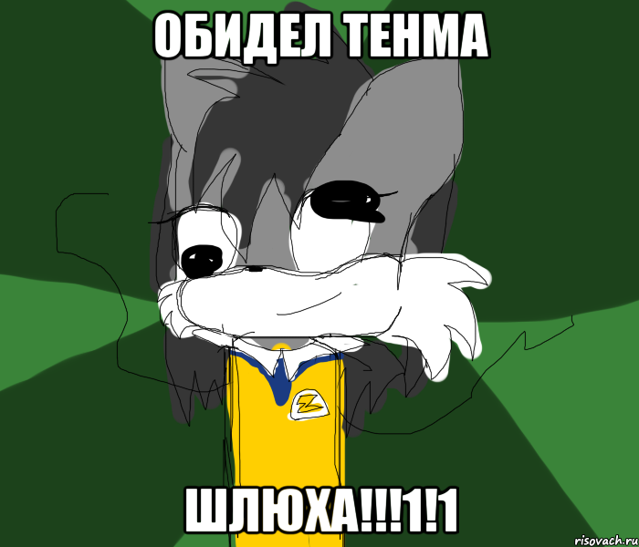 ОБИДЕЛ ТЕНМА ШЛЮХА!!!1!1