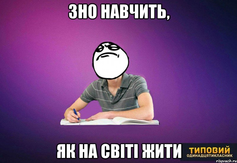 зно навчить, як на світі жити