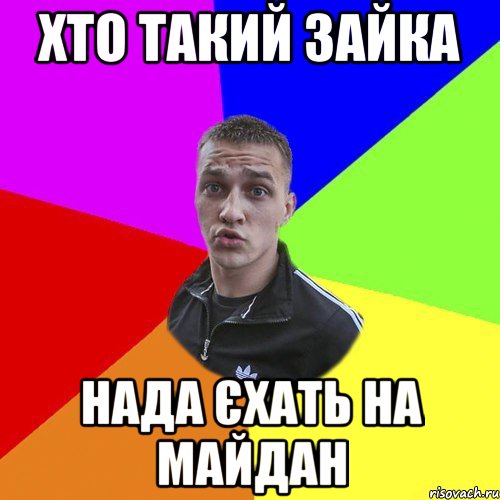Хто такий зайка нада єхать на майдан, Мем Типовий Ттушка