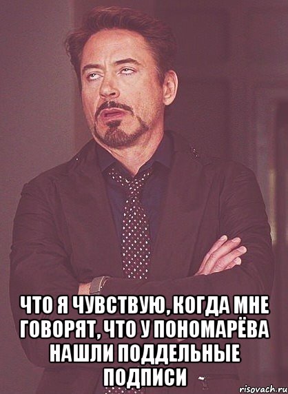  ЧТО Я ЧУВСТВУЮ, КОГДА МНЕ ГОВОРЯТ, ЧТО У ПОНОМАРЁВА НАШЛИ ПОДДЕЛЬНЫЕ ПОДПИСИ, Мем твое выражение лица