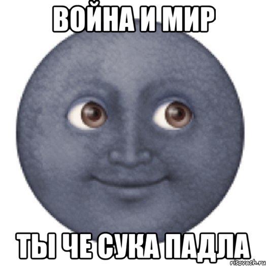 Война и Мир ты че сука падла