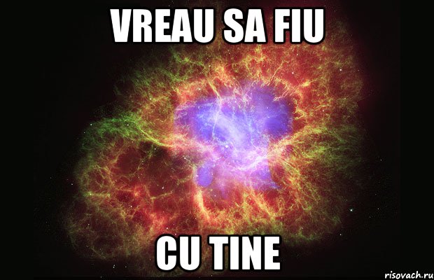 vreau sa fiu cu tine, Мем Туманность