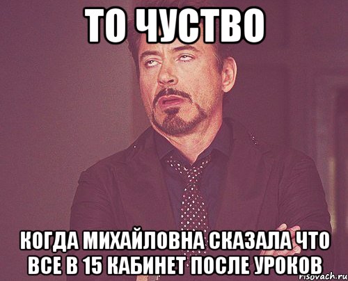 То чуство когда Михайловна сказала что все в 15 кабинет после уроков, Мем твое выражение лица