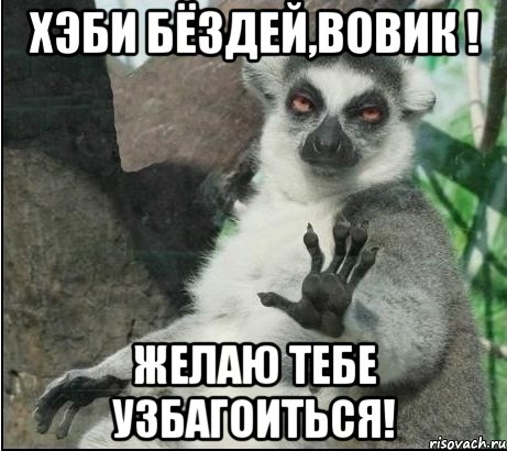 ХЭБИ БЁЗДЕЙ,Вовик ! Желаю тебе узбагоиться!, Мем Все будет збагойно