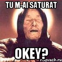 Tu m-ai saturat okey?, Мем Ванга (цвет)