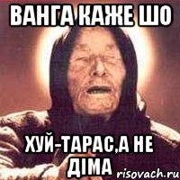 Ванга каже шо Хуй-Тарас,а не Діма, Мем Ванга (цвет)