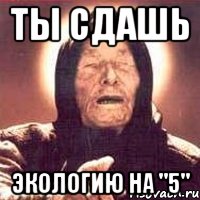 ты сдашь экологию на "5", Мем Ванга (цвет)