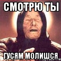 Смотрю ты Гусям молишся, Мем Ванга (цвет)