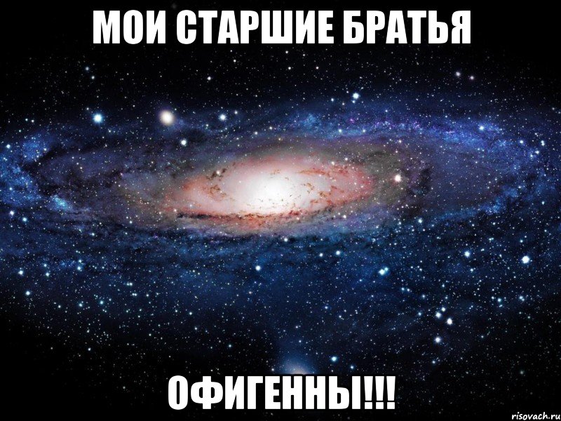 МОИ СТАРШИЕ БРАТЬЯ ОФИГЕННЫ!!!, Мем Вселенная