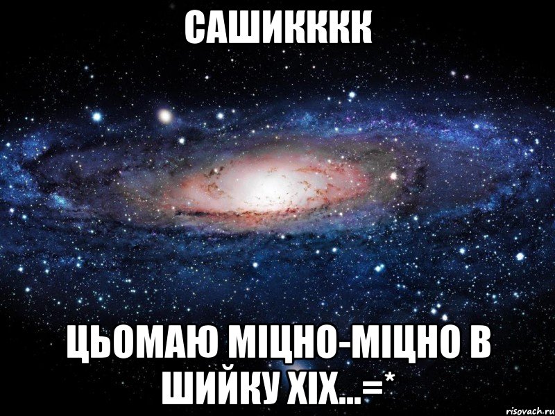 СаШиКкКк цьомаю міцно-міцно в шийку хіх...=*, Мем Вселенная