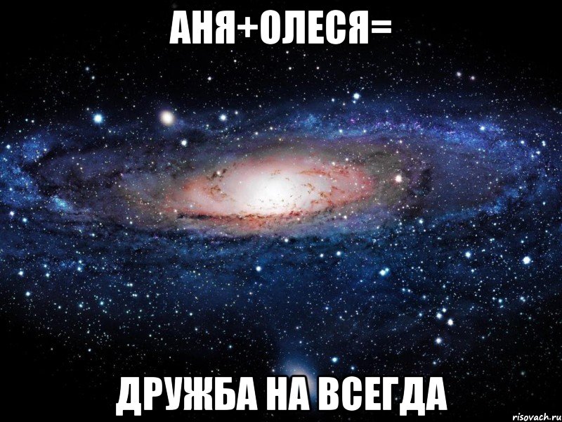 Аня+Олеся= дружба на всегда, Мем Вселенная