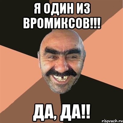 Я один из вромиксов!!! Да, Да!!, Мем Я твой дом труба шатал