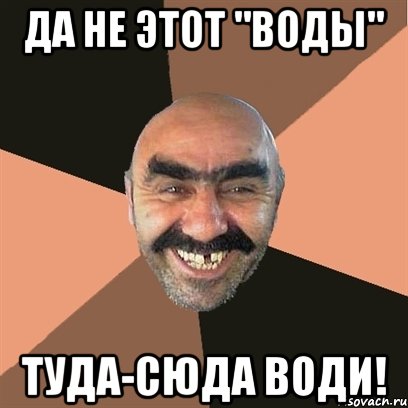 Да не этот "воды" Туда-сюда води!, Мем Я твой дом труба шатал